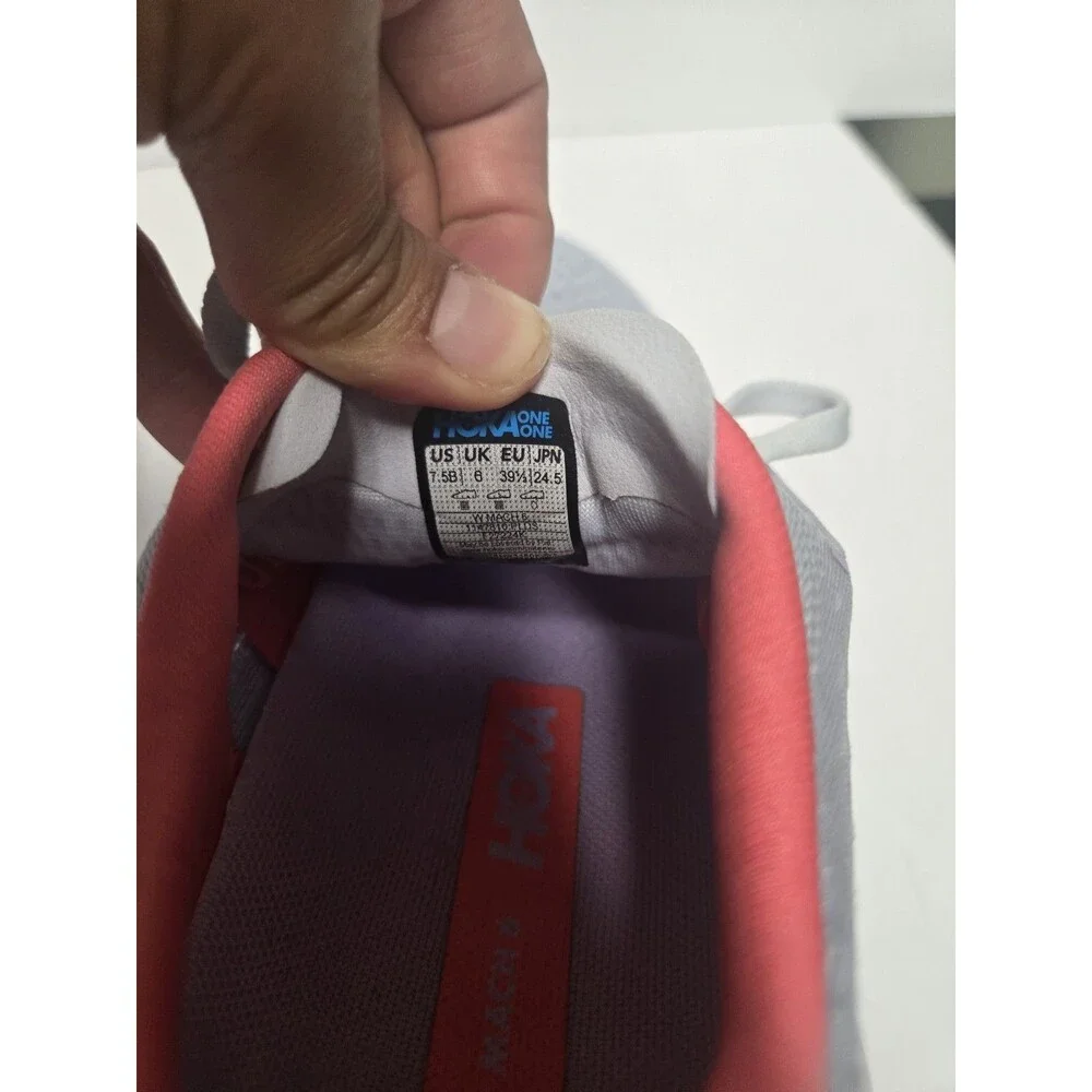 $140 Hoka Mach 6 Running Shoe (Women) Size 7.5 Gray Pink EUC - Picture 10 of 10